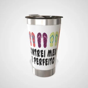 Copo Térmico Personalizado Dia dos Namorados 473ml – Par Perfeito