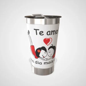Copo Térmico Personalizado Dia dos Namorados 473ml – Cada Dia Mais