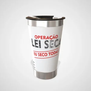 Copo Térmico Personalizado Cerveja 473ml - Operação Lei Seca