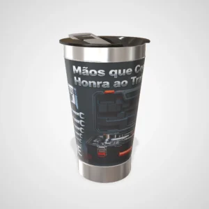 Copo Térmico Personalizado Dia do Trabalho 473ml – Mecânico