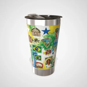 Copo Térmico Copa do Mundo -  Brasilidades