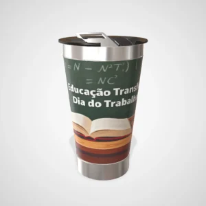 Copo Térmico Personalizado Dia do Trabalho 473ml – Educação