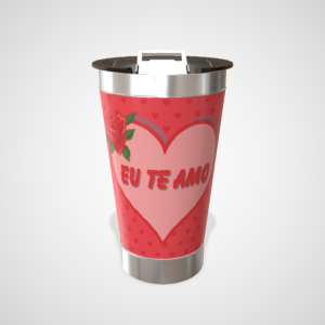 Copo Térmico Personalizado Dia dos Namorados 473ml – Eu te Amo