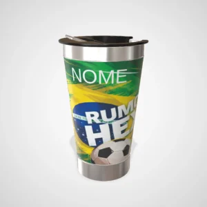 Copo Térmico Copa do Mundo - Vai Brasil, Rumo ao Hexa