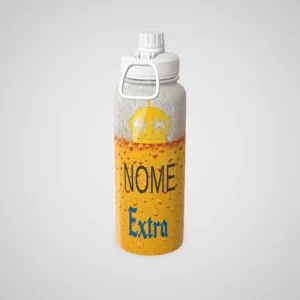 Garrafa Térmica Personalizado Com Alça Cerveja – Nome Extra
