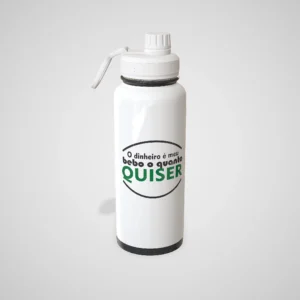 Garrafa Térmica Personalizado Com Alça Cerveja – O Dinheiro é Meu