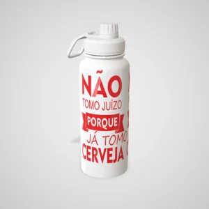 Garrafa Térmica Personalizado Com Alça Cerveja – Não Tomo Juízo