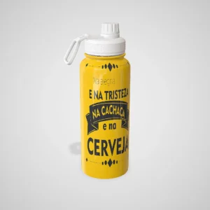 Garrafa Térmica Personalizado Com Alça Cerveja – Alegria é Cerveja