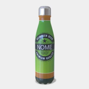 Garrafa Térmica Personalizada Slim 500ml – Nome Premium