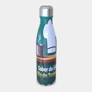Garrafa Térmica Culinária Dia do Trabalhador Slim 500ml