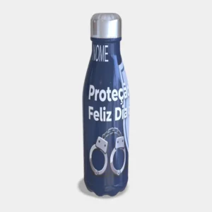 Garrafa Térmica Proteção e Justiça Dia do Trabalhador Slim 500ml
