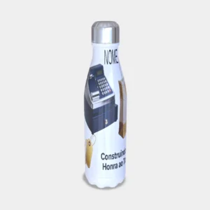 Garrafa Térmica Construindo Relações Dia do Trabalhador Slim 500ml