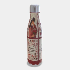 Garrafa Térmica Todo Detalhe Vira Amor Dia dos Namorados Slim 500ml