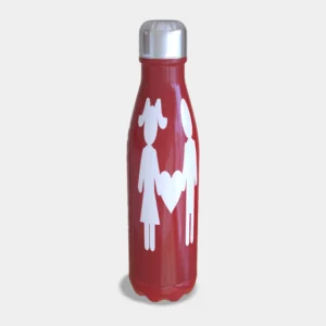 Garrafa Térmica O Coração é Seu Dia dos Namorados Slim 500ml