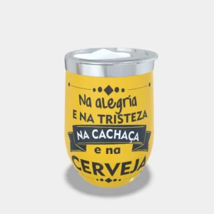 Copo Cuia Térmico Personalizado Cerveja 360ml – Alegria é Cerveja