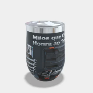 Copo Cuia Térmico Personalizado Dia do Trabalho 360ml – Mecânico