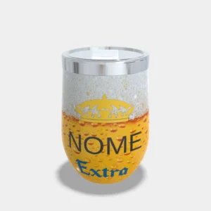 Copo Cuia Térmico Personalizado Cerveja 360ml – Nome Extra