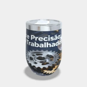 Copo Cuia Térmico Personalizado Dia do Trabalho 360ml – Inovação e Precisão