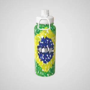 Garrafa Térmica Bandeira Brasil com Alça