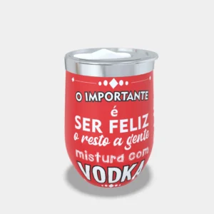 Copo Cuia Térmico Personalizado Cerveja 360ml – Ser Feliz