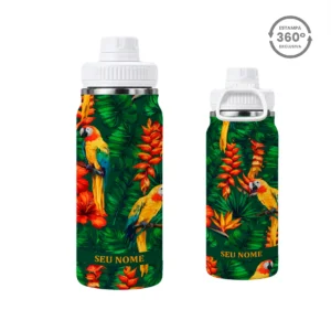 Garrafa Térmica com Alça 600ml – Arara