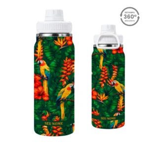 Garrafa Térmica com Alça 800ml – Arara