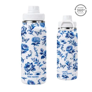 Garrafa Térmica com Alça 800ml – Porcelana
