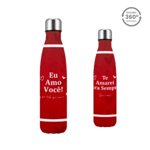 Garrafa Térmica Slim 500ml – Amo Você