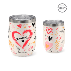 Copo Cuia Térmico 360ml – Amor Escrito