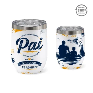 Copo Cuia Térmico 360ml – Pai, Meu Maior Exemplo