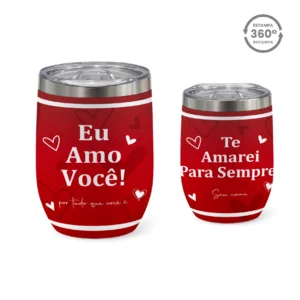 Copo Cuia Térmico 360ml – Amo Você
