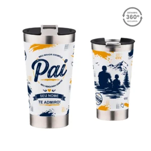 Copo Térmico 473ml – Pai, Meu Maior Exemplo