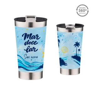 Copo Térmico 473ml – Mar Doce Lar