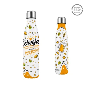 Garrafa Térmica Slim 500ml – Água Sem Graça