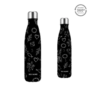 Garrafa Térmica Slim 500ml – Jesus, Simbolo da Fé