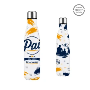 Garrafa Térmica Slim 500ml – Pai, Meu Maior Exemplo