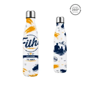 Garrafa Térmica Slim 500ml – Filho, Meu Maior Orgulho