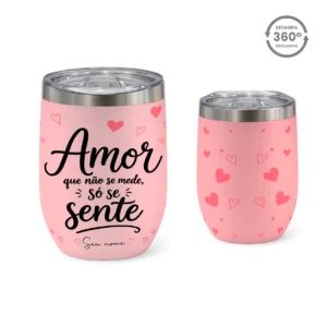 Copo Cuia Térmico 360ml – Amor Que Se Sente