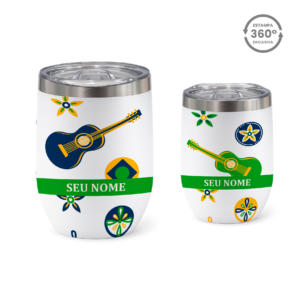 Copo Cuia Térmico 360ml Personalizado – Sons e Cores