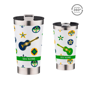 Copo Térmico 473ml Personalizado – Sons e Cores