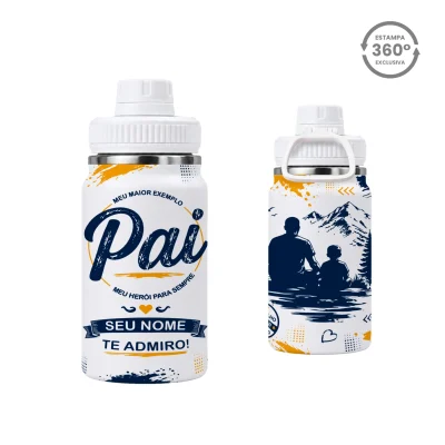(5) GARRAFAS TÉRMICA 350ml- MAIOR EXEMPLO