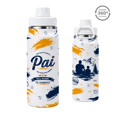 (5) GARRAFAS TÉRMICA 800ml- MAIOR EXEMPLO