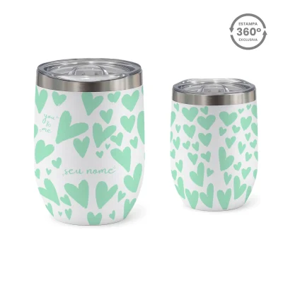 (5) MOCKUP COPO CUIA 360ml- Corações Menta