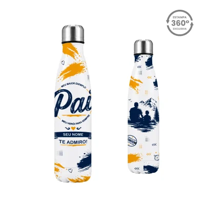 (5) MOCKUP GARRAFA TERMICA SLIM 500ml- MAIOR EXEMPLO